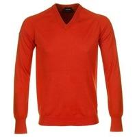 Galvin Green Clive Sweater Spicy Orange
