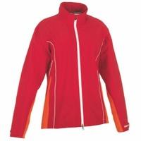 Galvin Green Alice Ladies Waterproof Jacket Electric Red/Spicy Orange/White