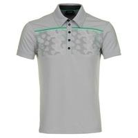 Galvin Green Maxwell Polo Shirt Platinum/Spring Green/White