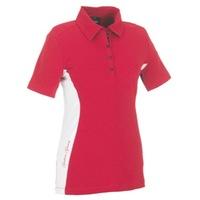Galvin Green Mabel Ladies Golf Polo Shirt Electric Red/White