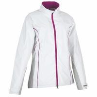 Galvin Green Alice Ladies Waterproof Jacket White/Platinum/Purple Rain