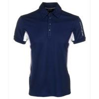 Galvin Green Matthew Polo Shirt Midnight Blue/White/Electric Red