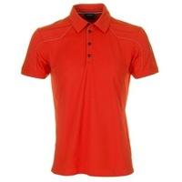 Galvin Green Mason Polo Shirt Spicy Orange/Capri Blue