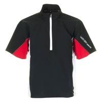 Galvin Green Al Gore-Tex Paclite Short Sleeve Golf Waterproof Black/Electric Red