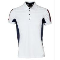 Galvin Green Mannix Polo Shirt White/Midnight Blue/Electric Red