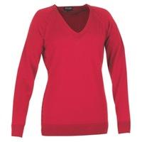 galvin green claire ladies v neck sweater electric red