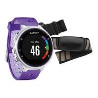 garmin forerunner 230 gps watch bundle with heart rate monitor purple