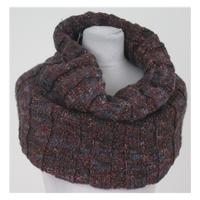 gap brown blue red mix wide knitted snood