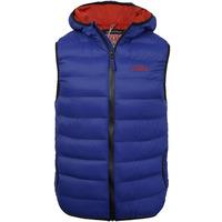 Gaviota Quilted Hooded Gilet in Sapphire  Tokyo Laundry