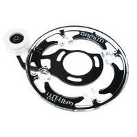 gamut p30 dual ring iscg chain guide and bashguard white