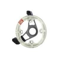 gamut p30 dual ring bb chain guide and bashguard white