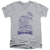 garfield king of the grill v neck