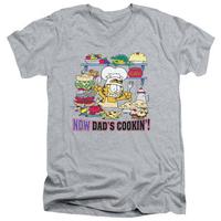 Garfield - Now Dad\'s Cooking V-Neck