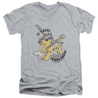 Garfield - I\'m With The Band V-Neck