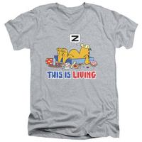 Garfield - This Is Living V-Neck