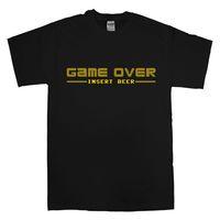 game over insert beer t shirt