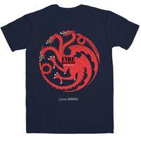 Game Of Thrones T Shirt - Fire And Blood