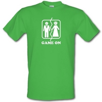 Game On male t-shirt.