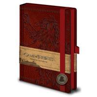 Game Of Thrones Premium A5 Notebook Lannister