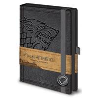 game of thrones premium a5 notebook stark