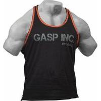 GASP Division Jersey Tank Medium Black/Flame