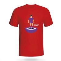 Gabriel Batistuta Fiorentina Subbuteo Tee (red)