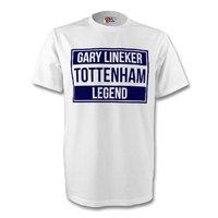 gary lineker tottenham legend tee white kids