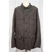 GANT 4 Pocket Jacket - Chocolate Brown with a zipped front and 4 pockets GANT - Brown - Jacket - Size L