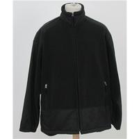 GAP, size M, black fleece jacket