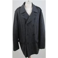 Gap, size XL grey & black herringbone coat