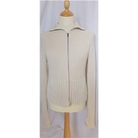 Gap size L cream long sleeved cardigan