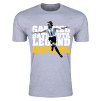 gabriel batistuta argentina legend t shirt grey kids