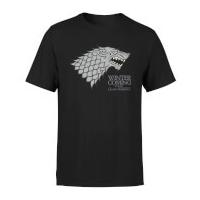 Game of Thrones Stark Winter Is Coming Men\'s Black T-Shirt - S