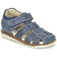 garvalin galera boyss childrens sandals in blue