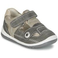 garvalin galera y kaiser boyss childrens shoes trainers in grey