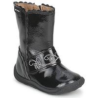 garvalin otto eliape girlss childrens high boots in black