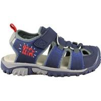 garvalin sandalia nio velcro boyss childrens sandals in blue