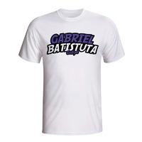 gabriel batistuta comic book t shirt white