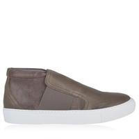 GARMENT PROJECT Slip On High Leather Trainers