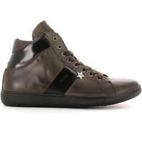 gaudi v42 60607x sneakers man mens shoes high top trainers in brown