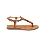 Galatee Flat Leather Sandals