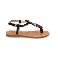 galatee flat leather sandals