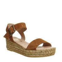 Gaimo for OFFICE Jyle Flatform Sandal BROWN SUEDE