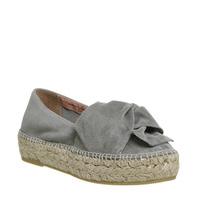 Gaimo for OFFICE Toro Knot Wedge GREY SUEDE