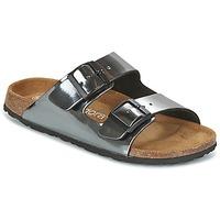 ganadora hawai womens mules casual shoes in silver