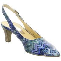 gabor sling womens court shoes in blue