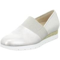 gabor comfort womens slip ons shoes in grey