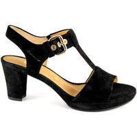 gabor 62394 clover womens sandals in black