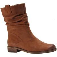gabor trafalgar wide slouched calf boots womens boots in brown