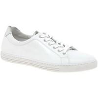gabor hooper womens white leather casual trainers womens shoes trainer ...